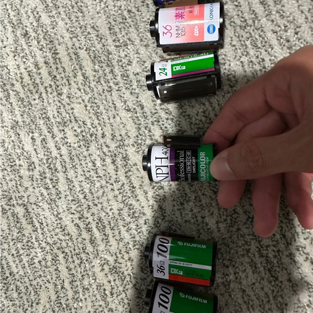 Fujifilm 35mm Film Roll - Green and Black